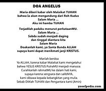 Malaikat Tuhan Doa